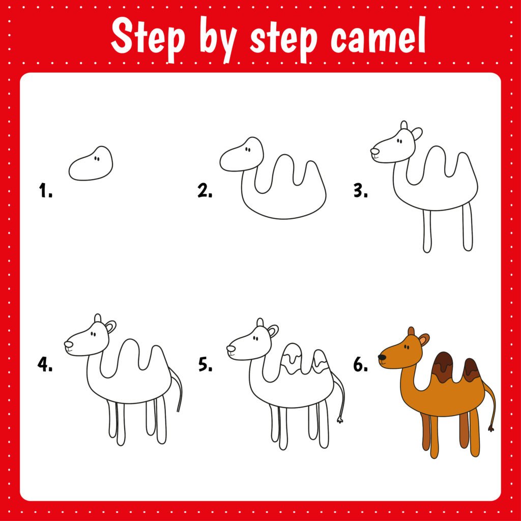 How to Draw a Camel steps